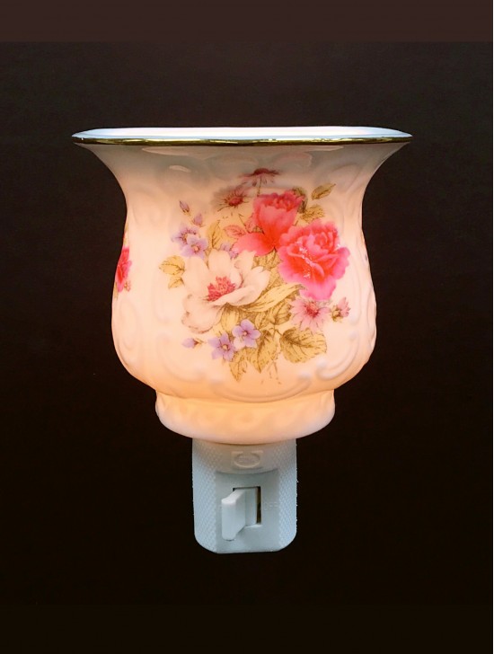 Porcelain Flower Night Light with Gift Box